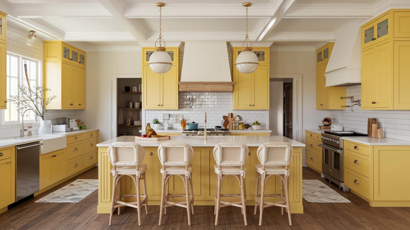 15 Yellow Kitchen Cabinets Ideas