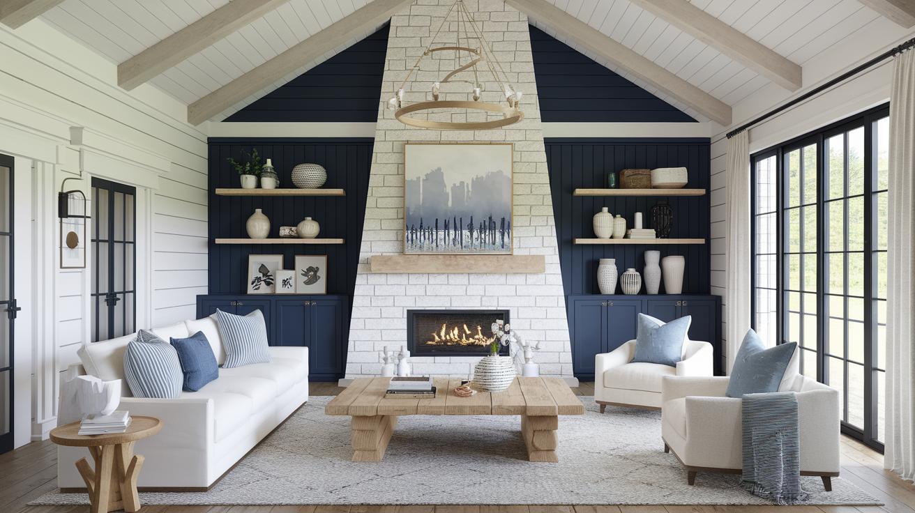 15 Creative Ideas to Incorporate Navy Blue into Your Modern Farmhouse Decor