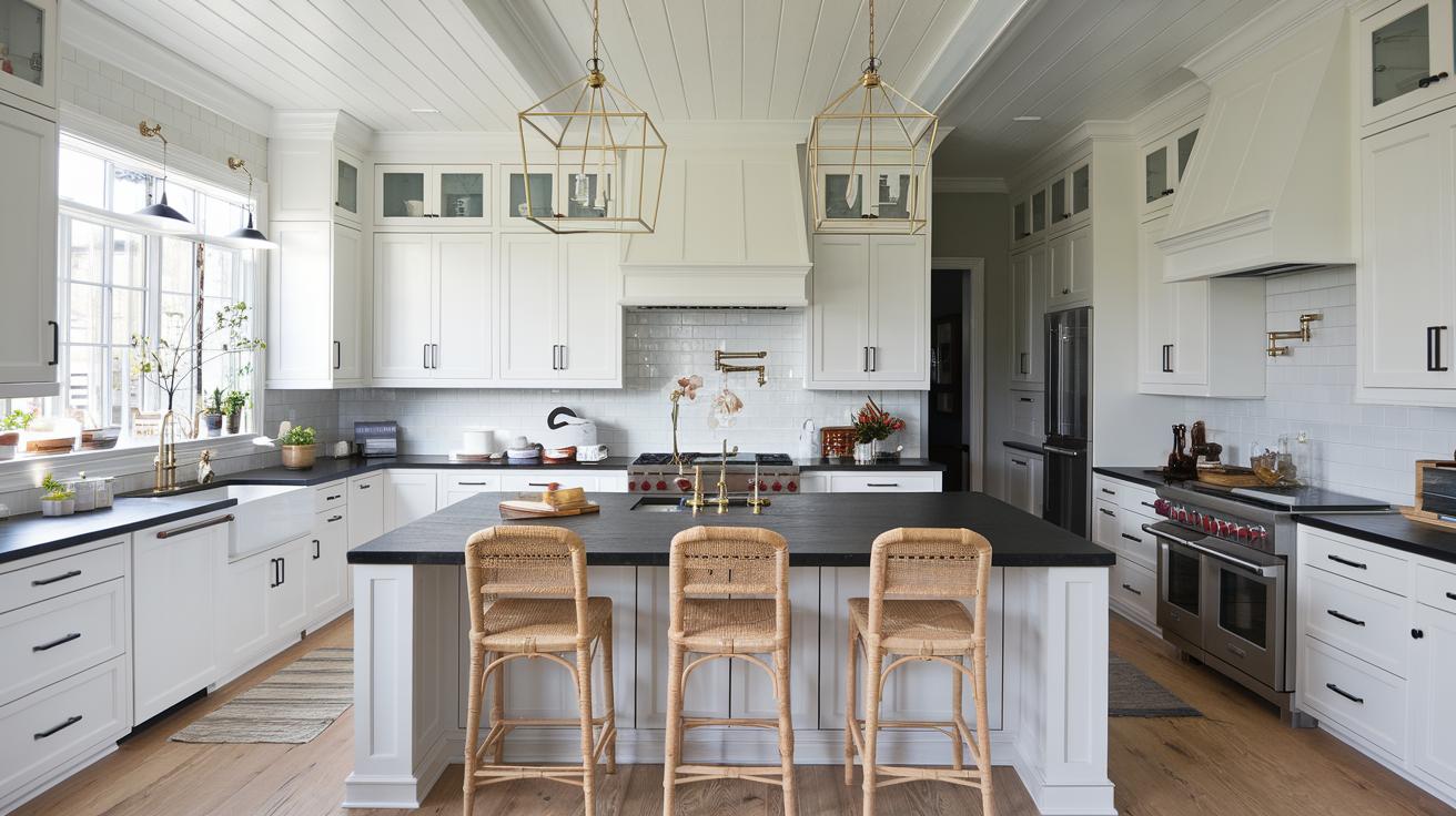 15 Creative Ideas to Transform Your Kitchen with Black and White Elegance