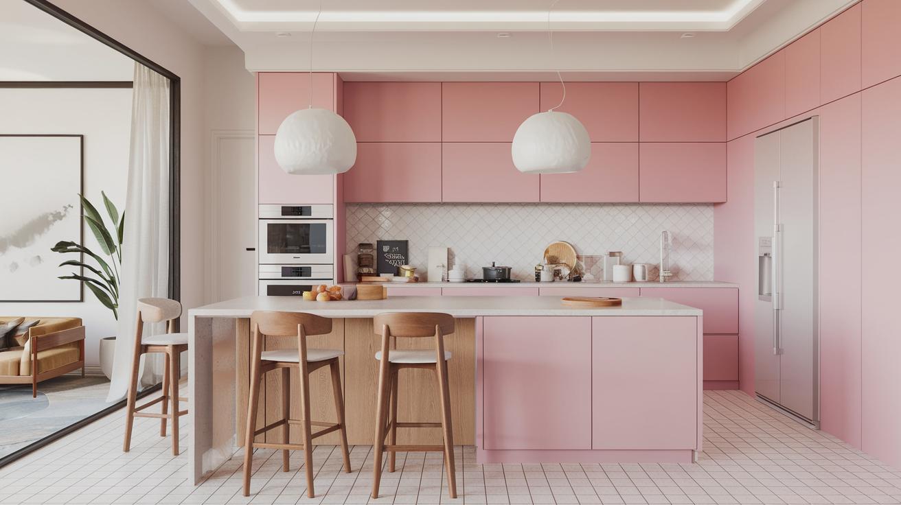 15 Pink Kitchen Floor Tile Inspirations
