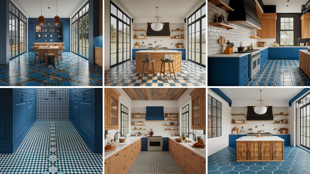 15 Blue Kitchen Floor Tile Inspirations